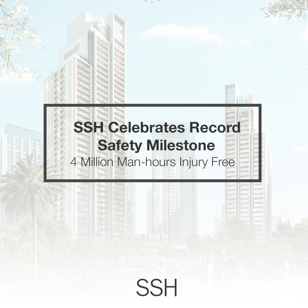 SSH Celebrates Record Safety Milestone on Harbour Gate Project.