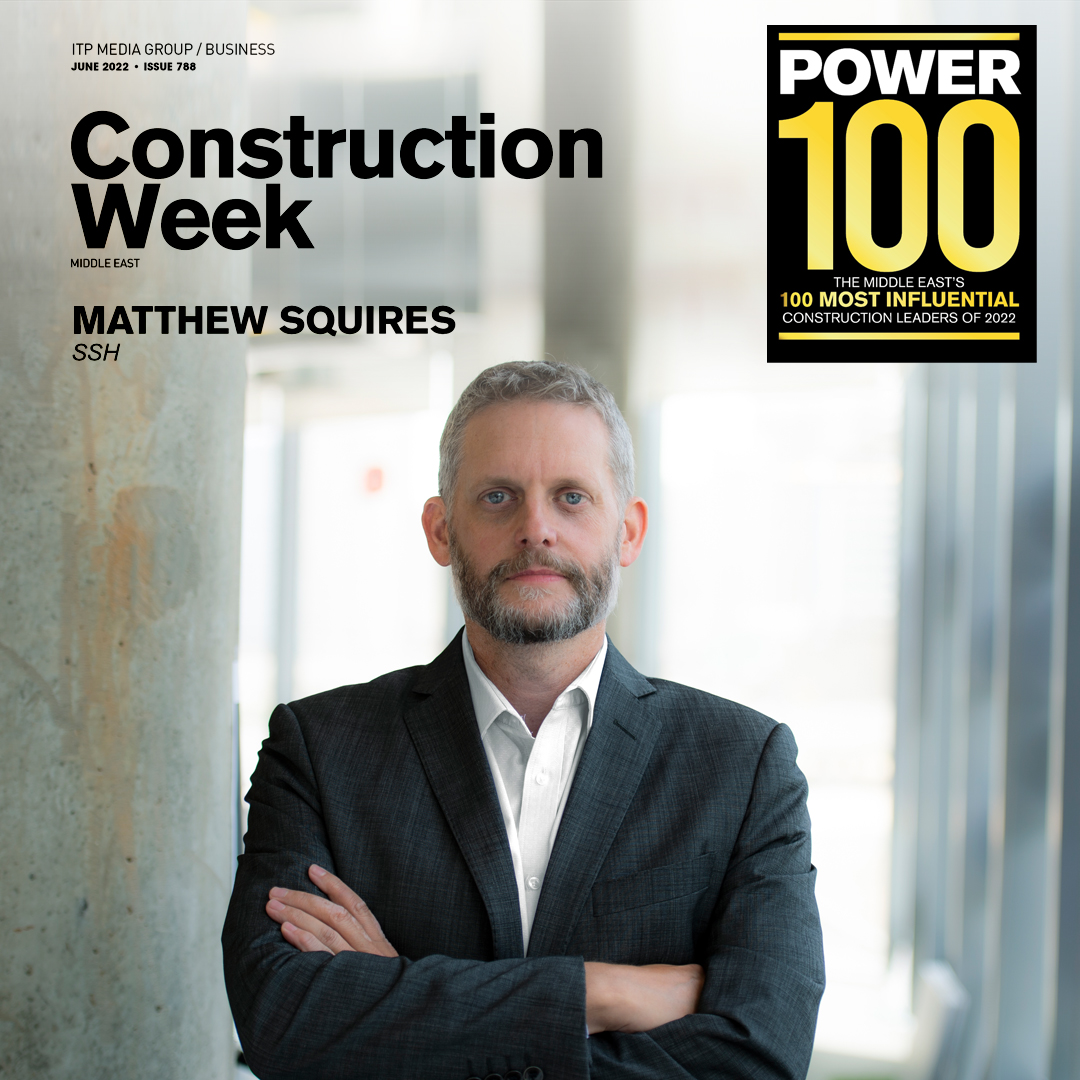 Matt Squires ranks among the top 3 designers and architects in the Middle East.