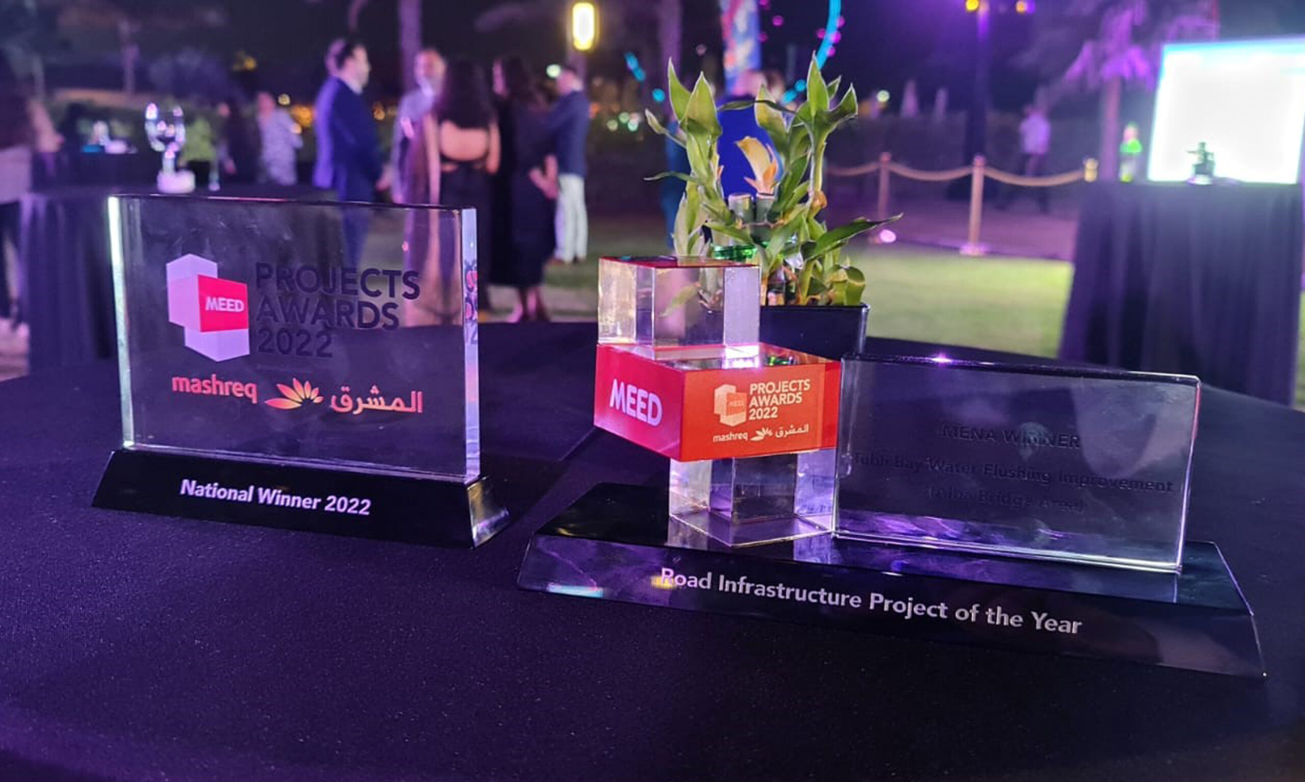 SSH crowned winner of the MENA Road Infrastructure Project of the Year at the 2022 MEED Project Awards