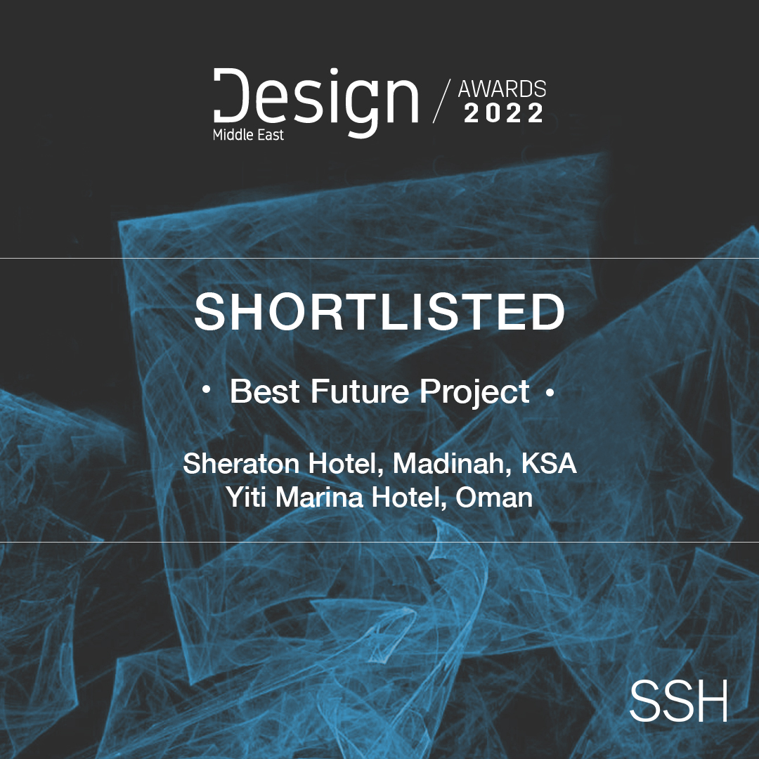 Two SSH projects are shortlisted for the Design Middle East Awards 2022